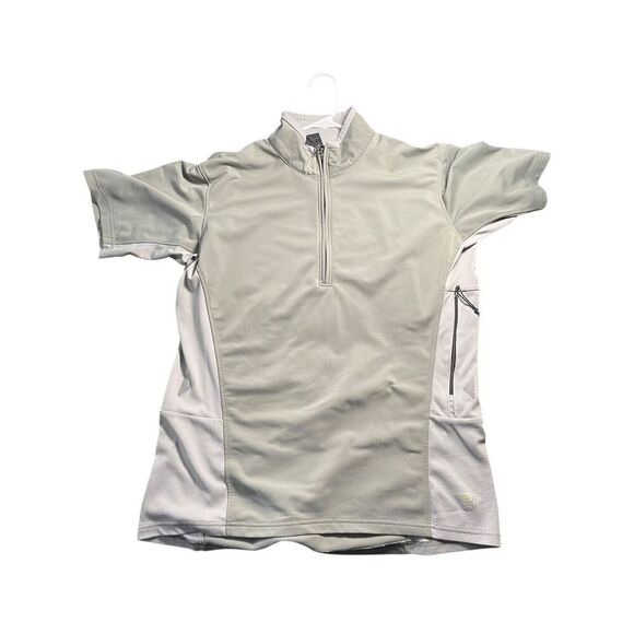 Mountain Hardwear Mens Gray Short Sleeve 1/4 Zip Cycling Athletic Jersey XL - Picture 11 of 16